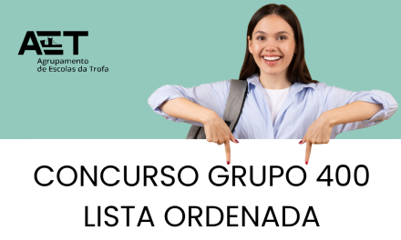 Contratação Docente do Grupo de Recrutamento 400 (Horário 26) – Lista Ordenada