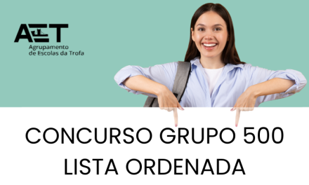 Concurso Grupo  500 (Horário 18) – Lista ordenada