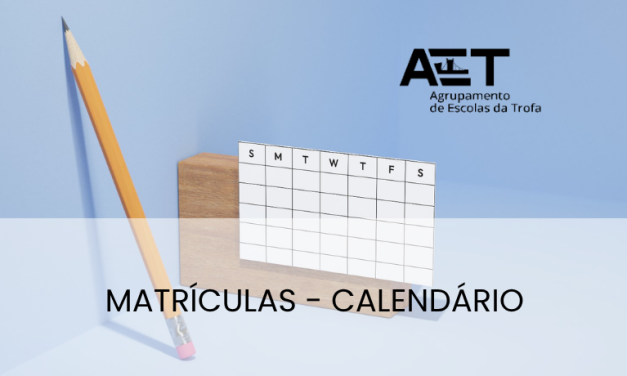 Matrículas – Calendário