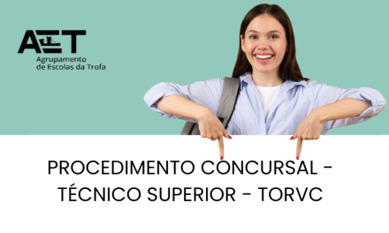 Procedimento concursal – Técnico superior – torvc
