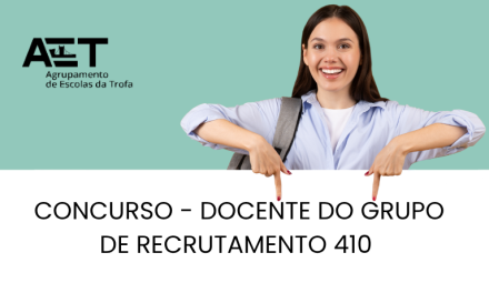 CONTRATAÇÃO DOCENTE DO GRUPO DE RECRUTAMENTO 410