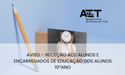 Receção aos Alunos e Encarregados de Educação dos alunos 10ºano