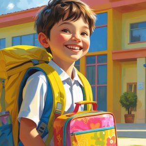 um aluno ou aluna do ensino primário (3)